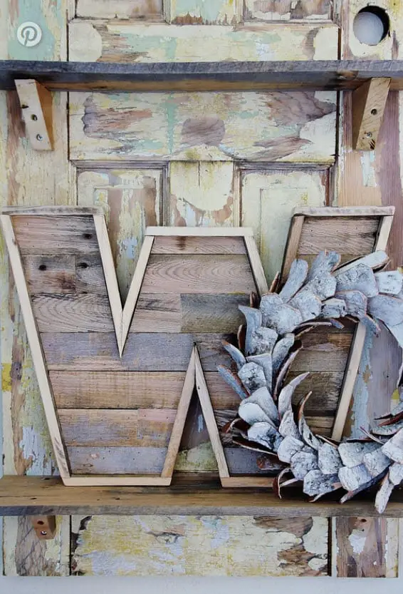 How To Make a Pallet Wood Letter