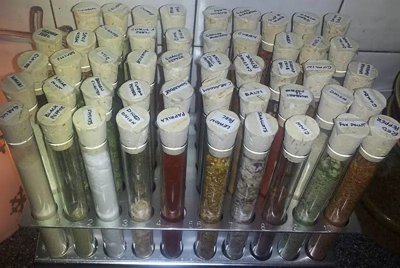 test Tube Spice Rack