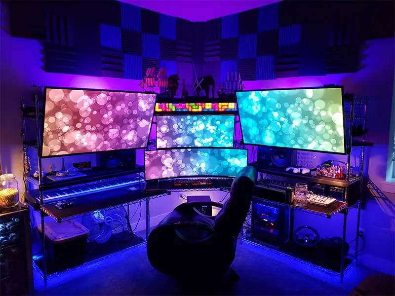 RGB gaming room