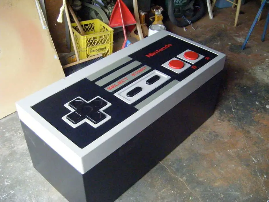 NES controller coffee table