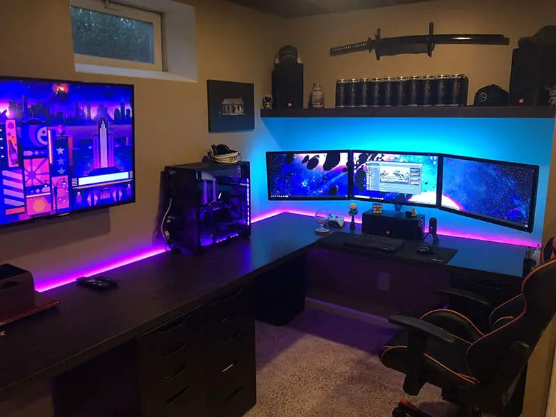 Purple Desk