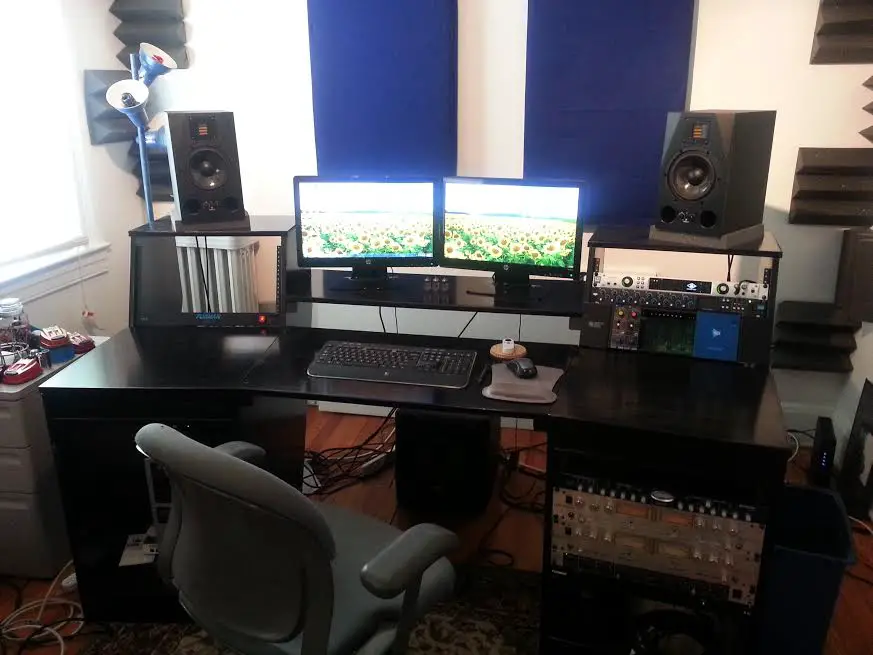 studio desk build